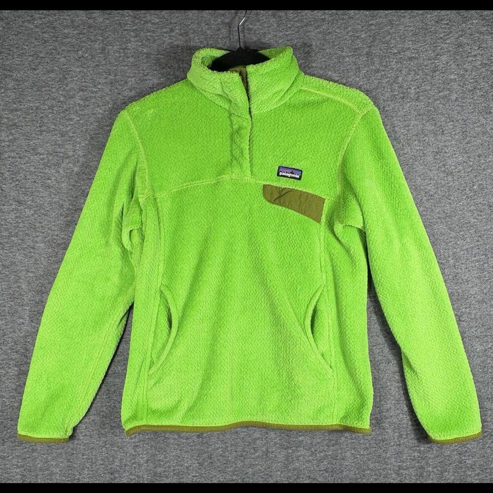 Patagonia Lime Green Fleece Jacket